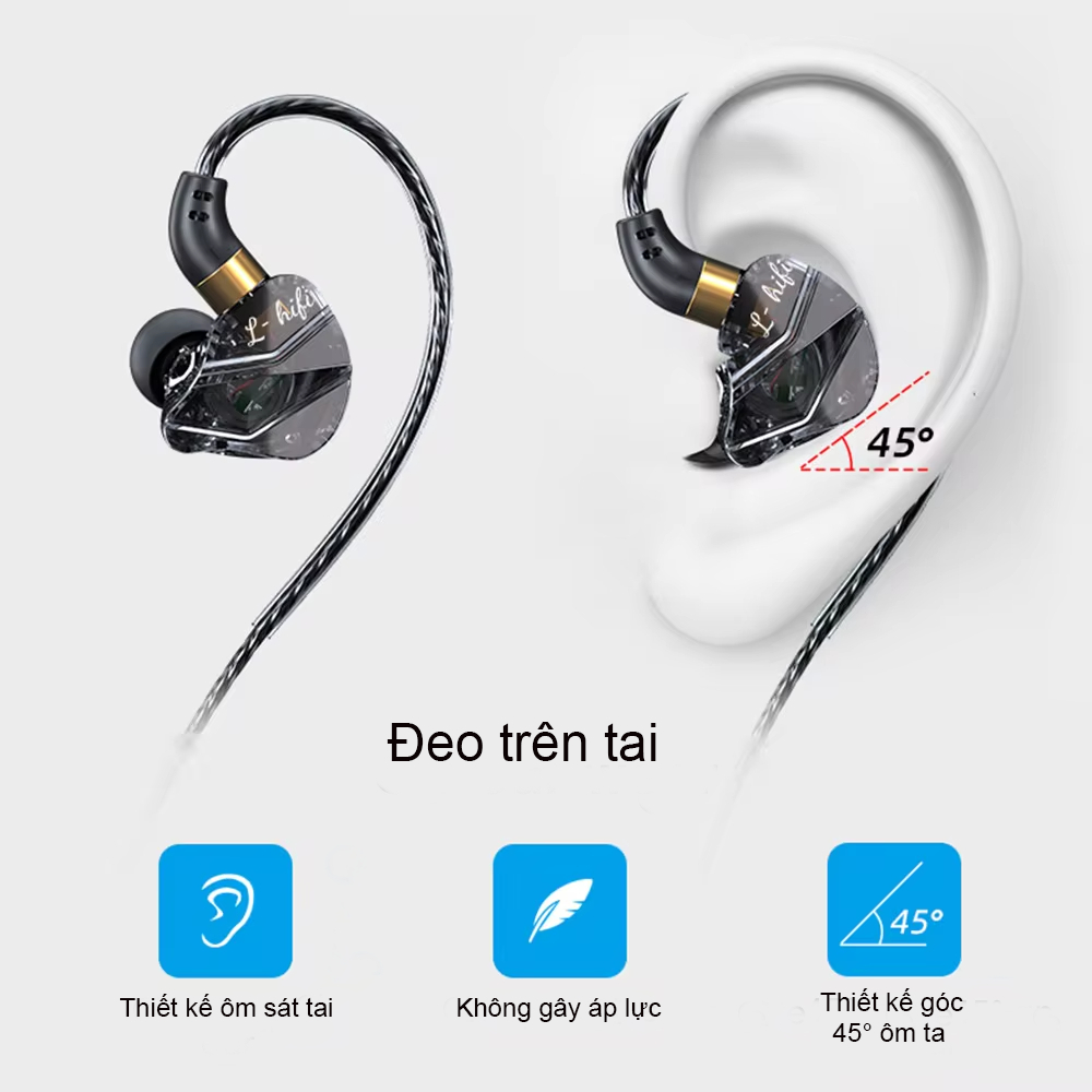 SPRISE M35 Bass Có Dây Tai Nghe Có Mic Khử Tiếng Ồn HiFi PC Máy Tính Để Bàn Tai Nghe Tai Nghe Đa Năng Kép 3.5mm / USB | BigBuy360 - bigbuy360.vn