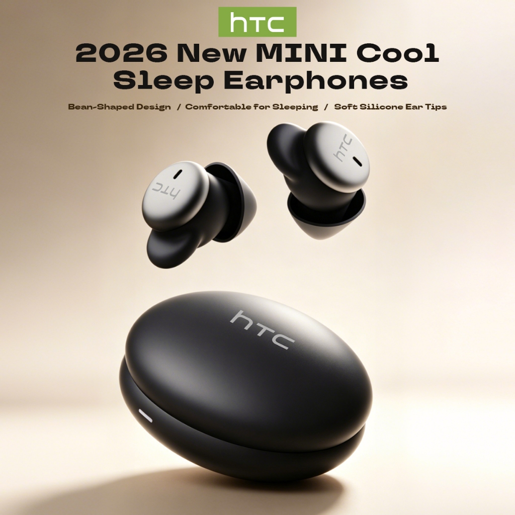 HTC NE92 2026 Tai nghe ngủ Mini mớiTWS Bluetooth 6.0 Side Sleeper Thoải mái Giảm tiếng ồn 4 cấp 40H Pin 6mm Trình điều khiển năng động Trò chơi âm nhạc Chế độ kép Tai không dây có độ trễ thấp | BigBuy360 - bigbuy360.vn