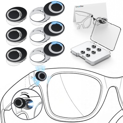 Vỏ đèn LED Fonken dành cho xe Ray Meta-Wayfarer/Skyler/Headliner/Oakley Gen1&2 với kính bảo vệ camera