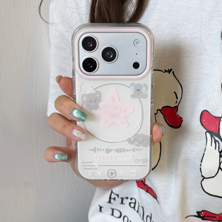 Ốp điện thoại iphone 17 Pro Max 16 Pro Max 15 Pro Max Star Music Elephant