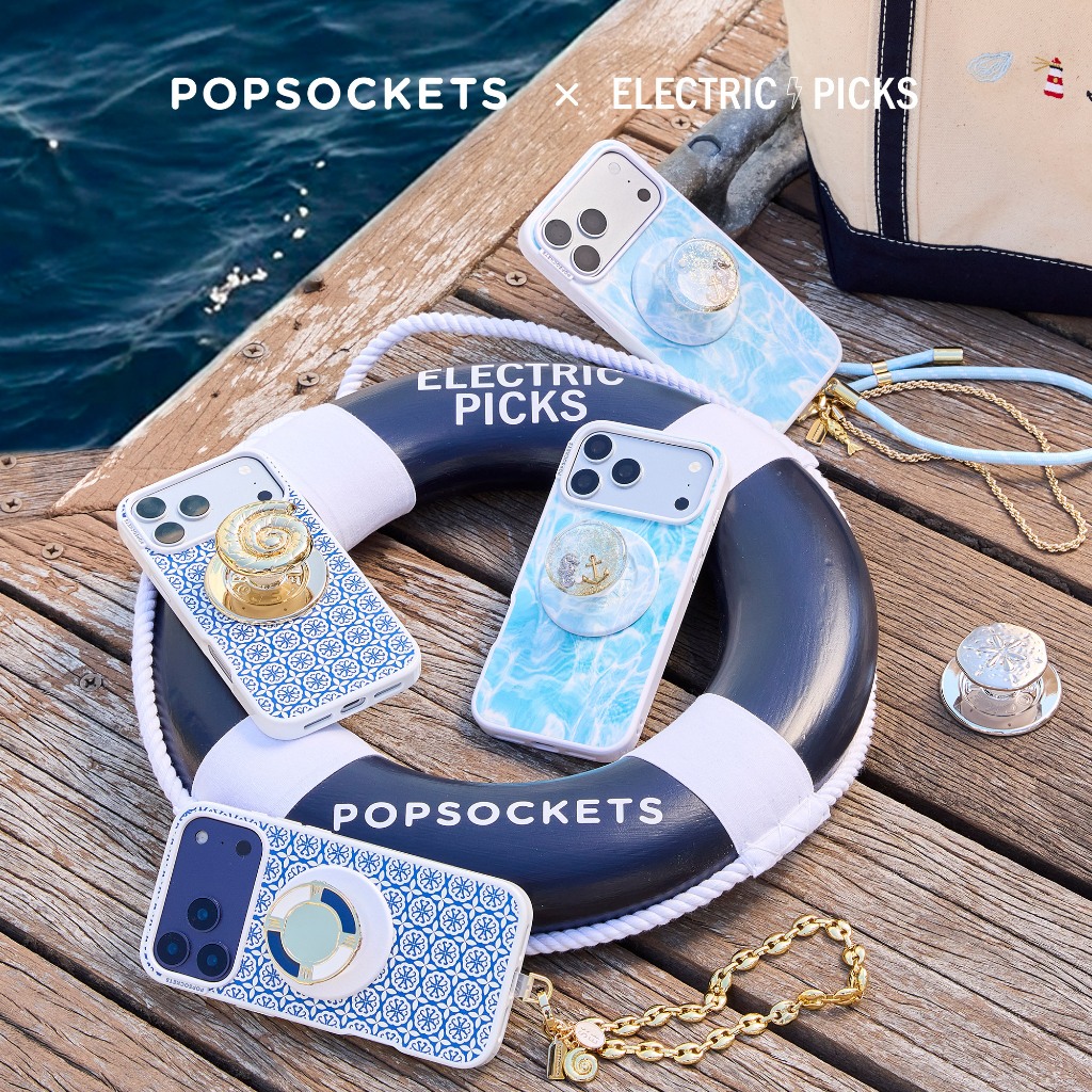 PopSockets Electric Picks PopGrip for MagSafe| The Premium Phone Grip| MagSafe iPhone Holder & Simil