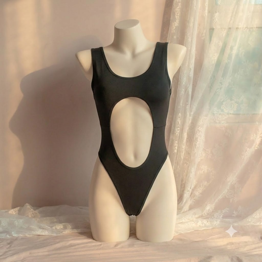 KO KO đồ lót tình dục khoét sâu hở đáy quần jumpsuit nữ cảm giác đồ ngủ quyến rũ chồng và vợ Đồ ngủ 