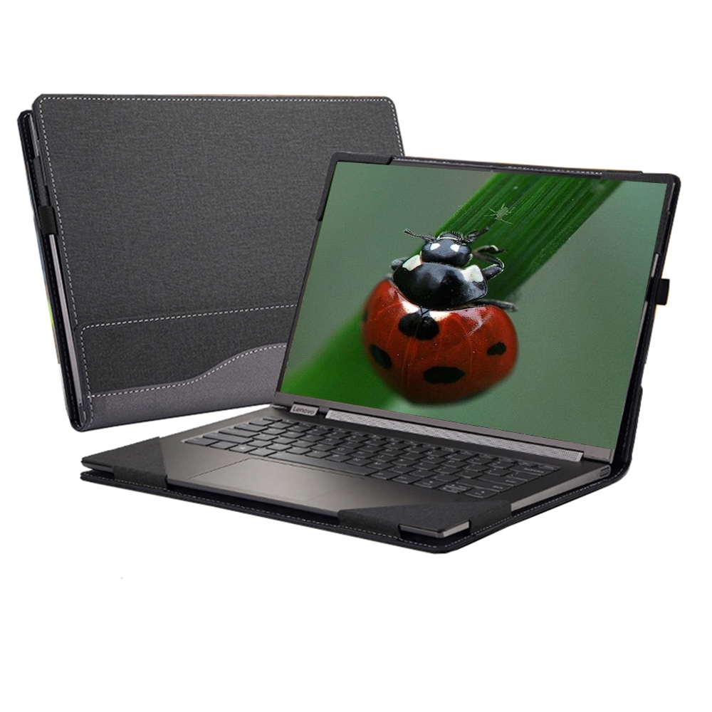 Bao đựng máy tính xách tay Tương thích với dell 14 DC14250 PB14250 PV14250 DB14250 Vỏ bảo vệ da tay 