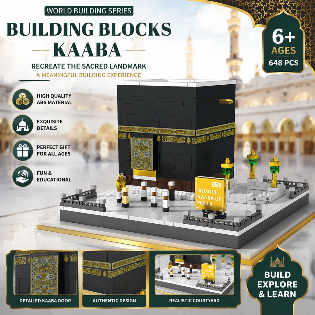 Khối xây dựng nhà thờ Hồi giáo Mecca Kaaba, Đồ chơi trẻ em