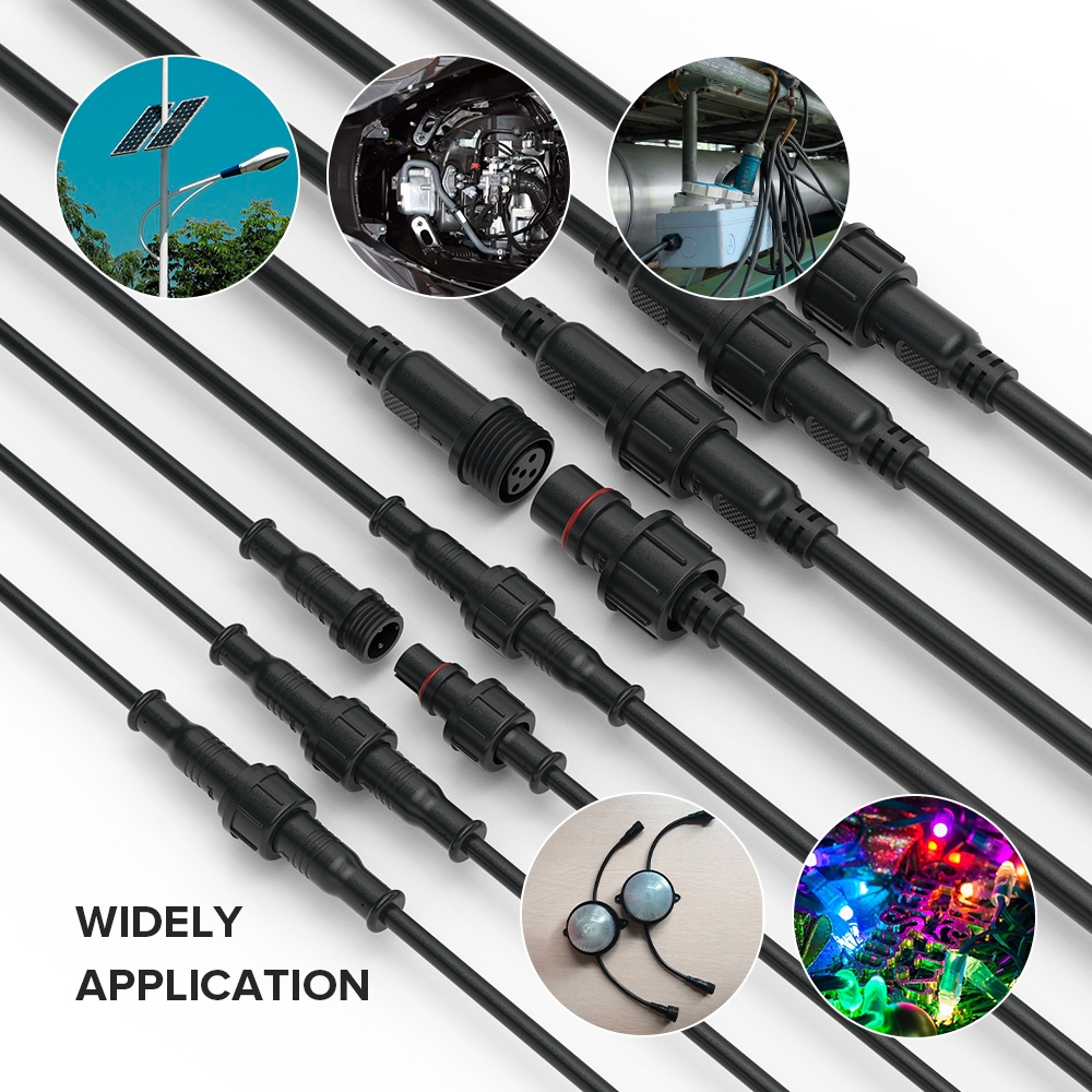 BTF-LIGHTING 2 / 3 / 4 / 5 Pin Đầu nối chống nước 8AWG 20AWG 22AWG 24AWG Ngoài trời