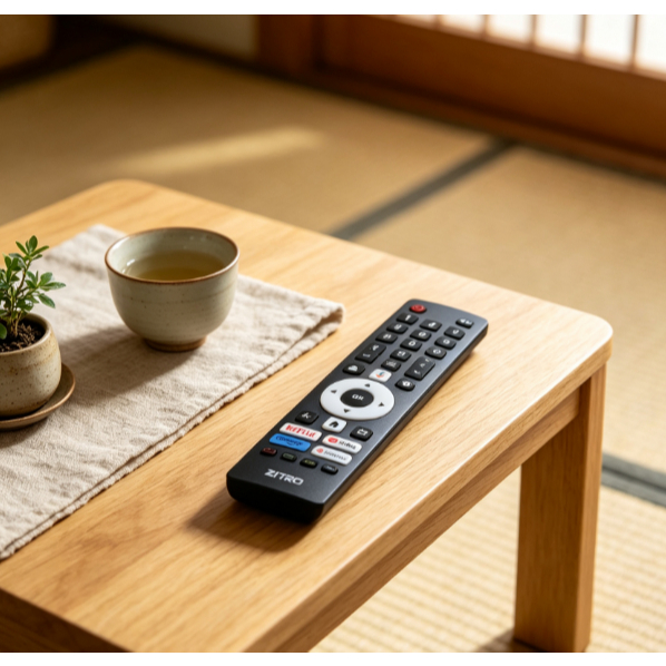 ZITRO TV Remote Bộ điều khiển thay thế gia đình lý tưởng cho TV thông minh Hỗ trợ Netflix YouTube Pr