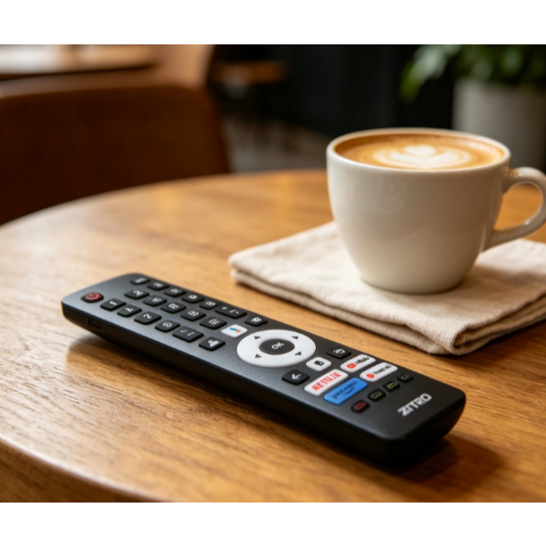 GEEPAS TV Remote Bộ điều khiển thay thế gia đình lý tưởng Hỗ trợ Netflix YouTube Prime Video YouTube