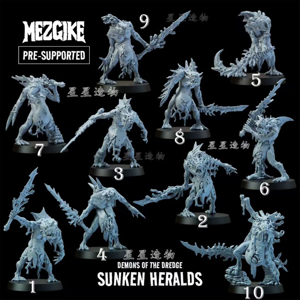 SK-Na-Scale-Ssludge-Epidemic-Disease-Devil-Battle-Hammer-West-Gema-Fantasy dnd In 3D Mô Hình Trắng B