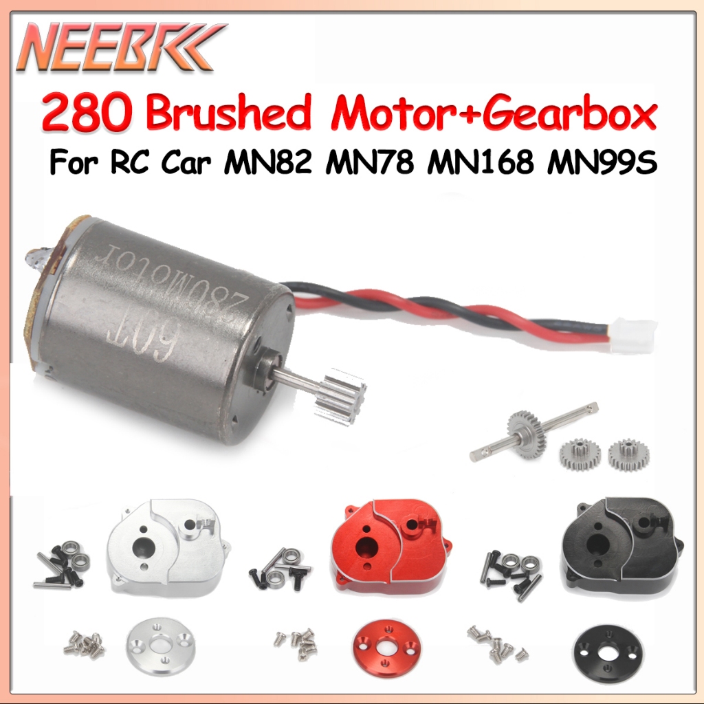 NEEBRC MN82 / MN99S / MN168 / MN78 Nâng Cấp Hộp Số Và Bánh Răng 280 Động Cơ Chải Cho 1 / 12 RC RC Xe
