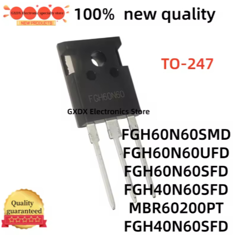 5 CÁI 100% chất lượng mới FGH60N60SMD FGH60N60UFD FGH60N60SFD FGH40N60SFD FGH60N60 60N60 MBR60200PT 
