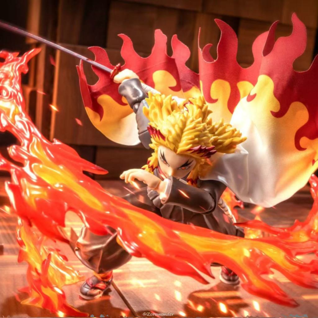 [Xưởng Xiaona] SHF / FIGMA / BUZZmod Rengoku Kyoujurou Demon Slayer: Áo choàng Kimetsu no Yaiba