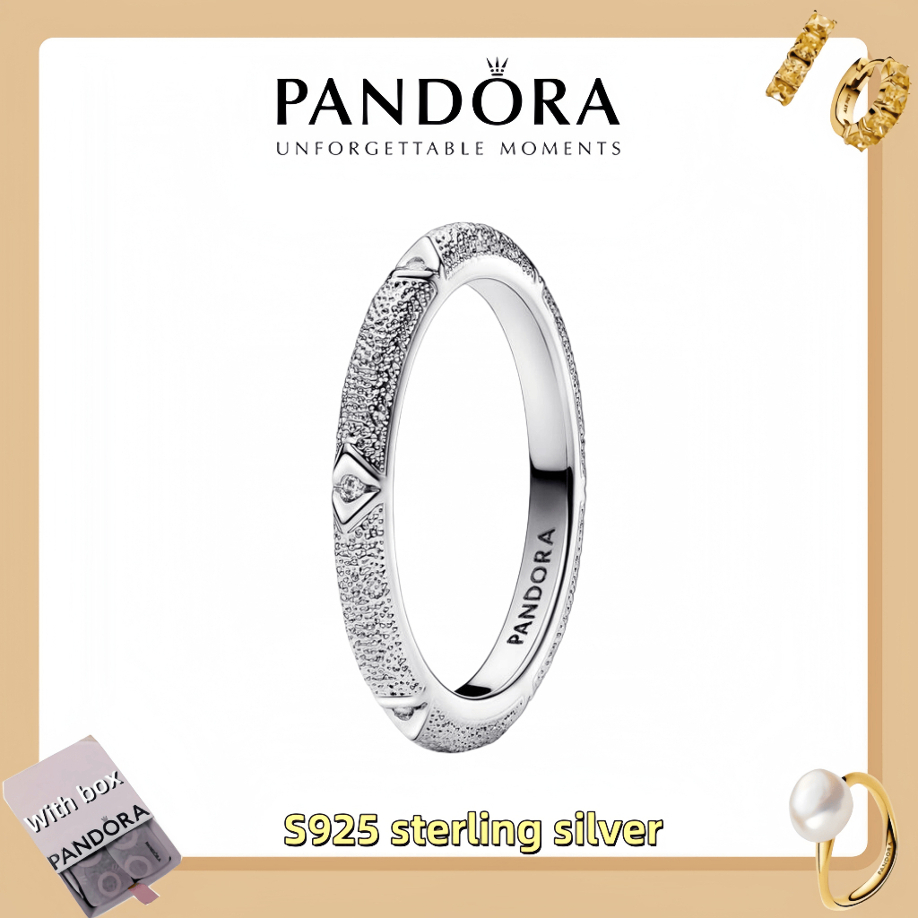 Bán chạy 100% trang sức nữ bạc S925 (có hộp) Pandora ME Họa tiết & Nhẫn đá