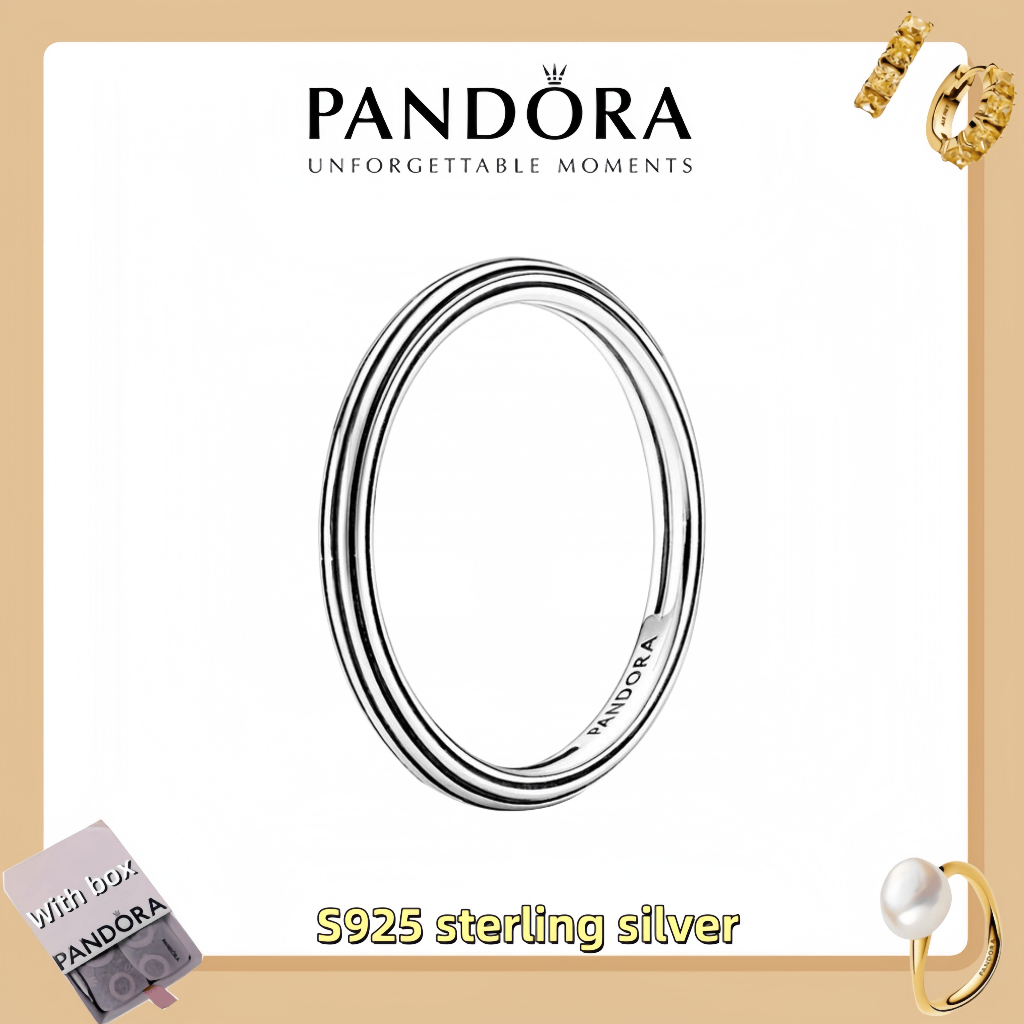 Bán chạy trang sức nữ bạc S925 100% S925 (có hộp) Nhẫn Pandora ME