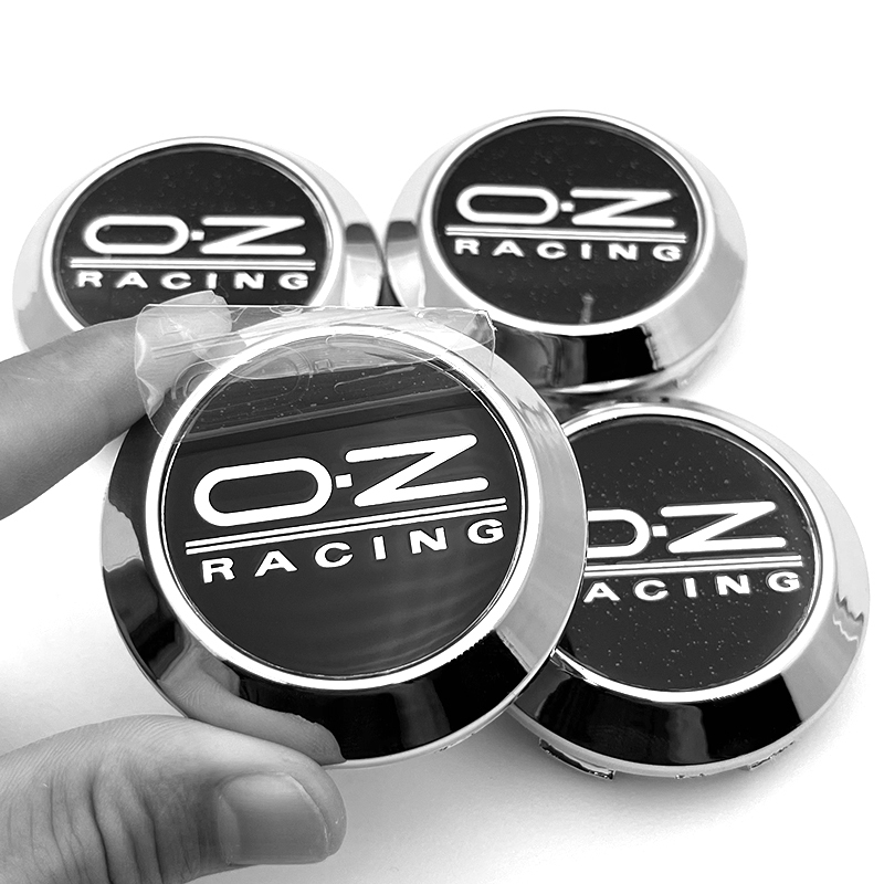 CarDIY 4 chiếc 60mm Nắp trung tâm bánh xe ô tô OZ O.Z Racing Sport Rim Wheel Caps Cover