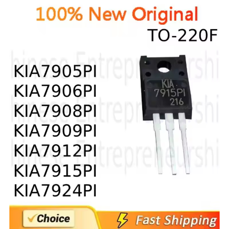 5 CHIẾC TO-220F DIP KIA7905PI KIA7906PI KIA7908PI KIA7909PI KIA7912PI KIA7915PI KIA7924PI TO-220F DI