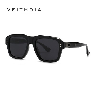 VEITHDIA Mới Nam Phân Cực Vuông Kính Mát Hợp Thời Trang Nữ Chống Tia UV400 Kính Chống Nắng Để Lái Xe Ngoài Trời C6003