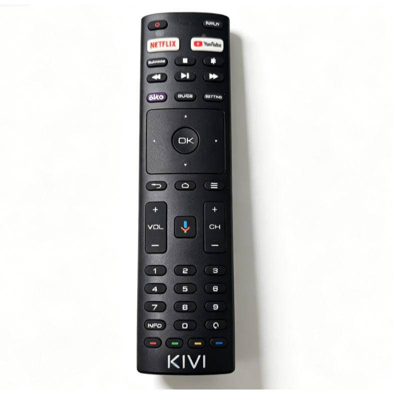 Điều khiển từ xa thay thế bằng giọng nói Tương thích cho TV KIVI 24H750NB 24H760QB 40F740NB 43U740NB