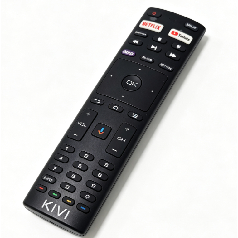 Điều khiển từ xa bằng giọng nói Bluetooth đa năng Phù hợp với TV thông minh KIVI 24H750NB 24H760QB 4
