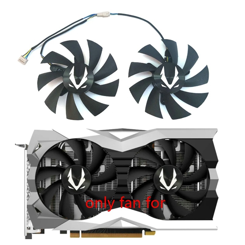 Quạt GPU 87MM 4PIN GA92A2H GTX 1660 cho Zotac Geforce RTX 2060 2070 Super Mini GTX GTX 1660 1660Ti Q