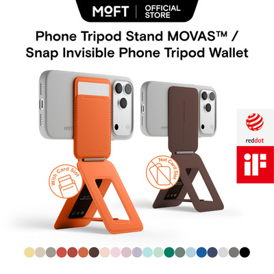 MOFT Snap Điện thoại vô hình & Snap Ví điện thoại Giá đỡ chân máy MOVASTM Hộp đựng thẻ iPhone & tương thích từ tính