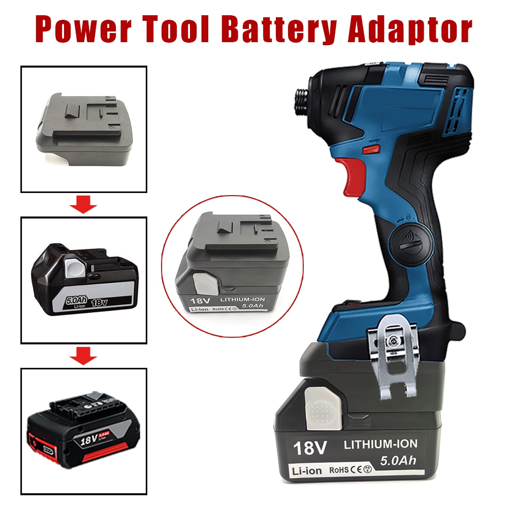 Dành Cho Hitachi / Hikoki 18V Pin Lithium Pin Adapter Tương Thích Với Dụng Cụ Không Dây Bosch 18V