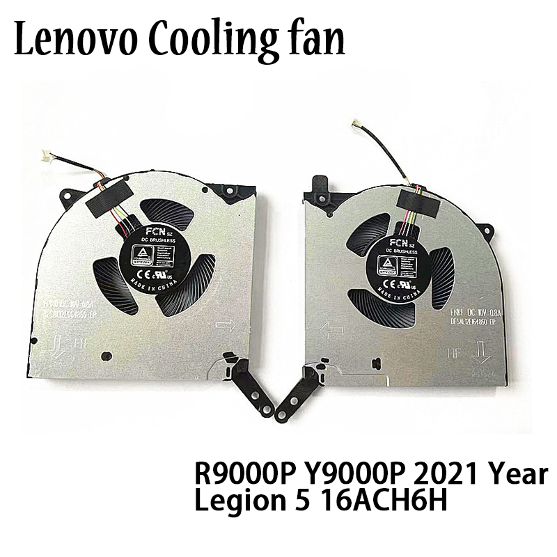 Mới Cho Lenovo LEGING R9000P Y9000P 2021 Legion 5 Pro-16ACH6H Laptop CPU GPU Quạt 5V 10V