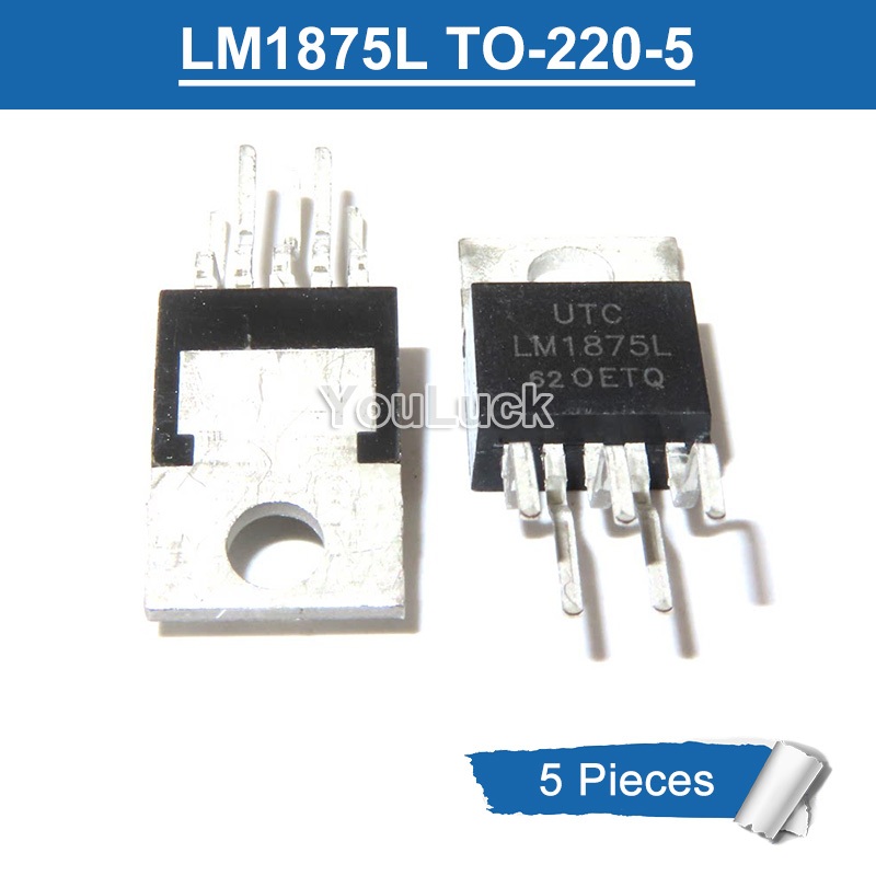 Bộ 5 Chính Hãng UTC LM1875L TO-220-5 20W Bộ Khuếch Đại Công Suất Âm Thanh Chip IC Mới