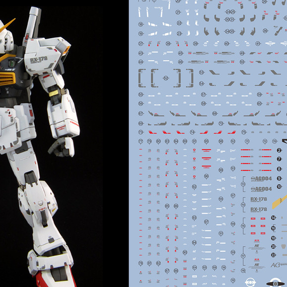 20260717 Decal trượt nước chi tiết EVO áp dụng cho RG MK2 MK-II Aeug fluo EORG008 (Không có hình, kh