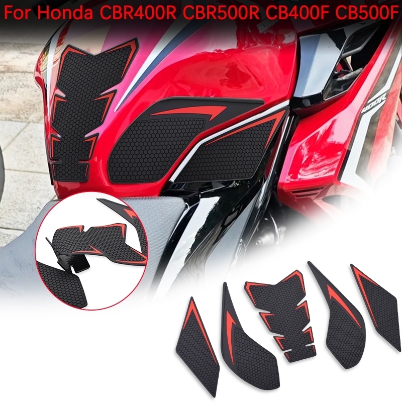 LEDISHUNCBR400R CBR500R CB400F CB500F Xe Máy Bình Nhiên Liệu Miếng Lót Bảo Vệ Dày Chống Trơn Trượt B