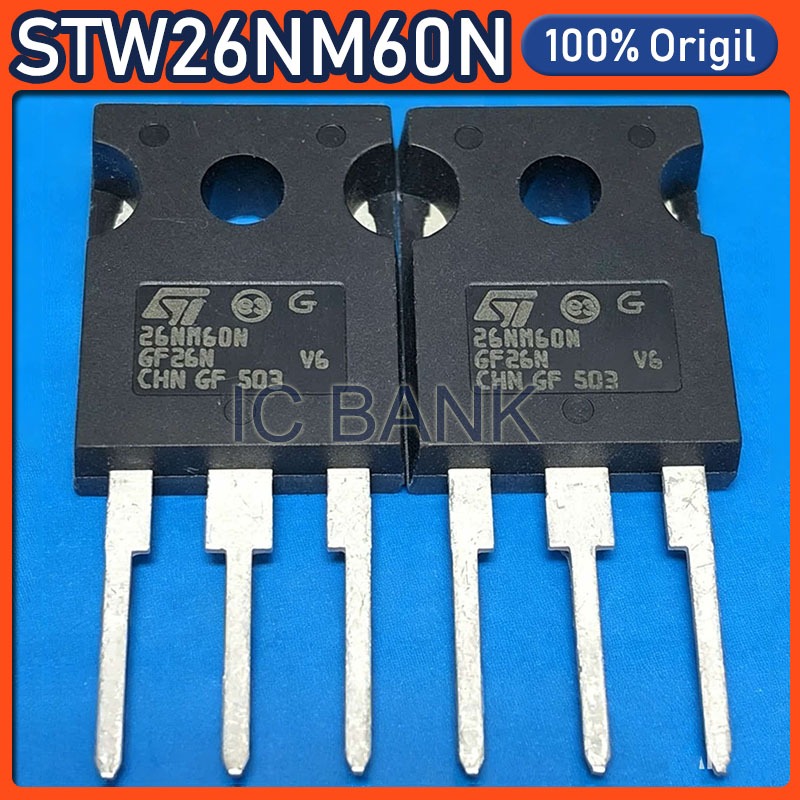 5 Cái Chính Hãng 26NM60N STW26NM60N TO-247 600V / 26A Công Tắc Nguồn Kênh N MOS transistor