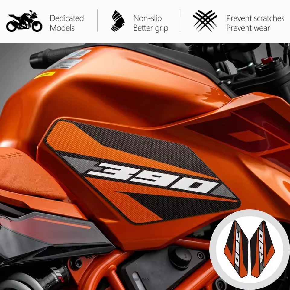 Xe Máy Bên Xe Tăng Miếng Lót Bảo Vệ Đầu Gối Cầm Thảm Miếng Dán Cho KTM DUKE 390 DUKE390 2024-2026