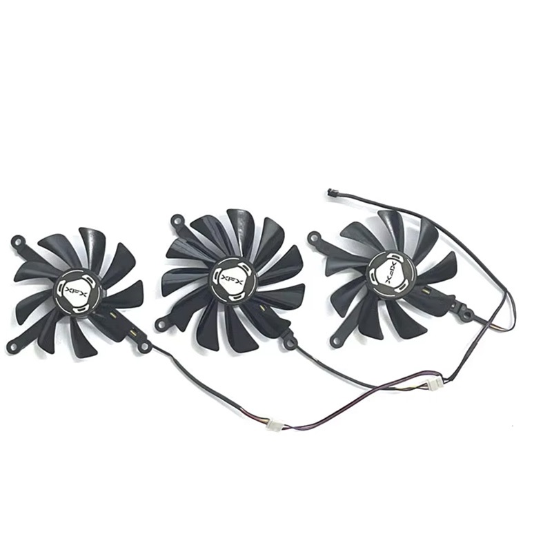 1 Bộ 3 Quạt CF1010U12S XFX Radeon RX 5700 XT Quạt GPU, Dành Cho XFX RX 5600 XT 、 RX 5700 、 RX 5700 X