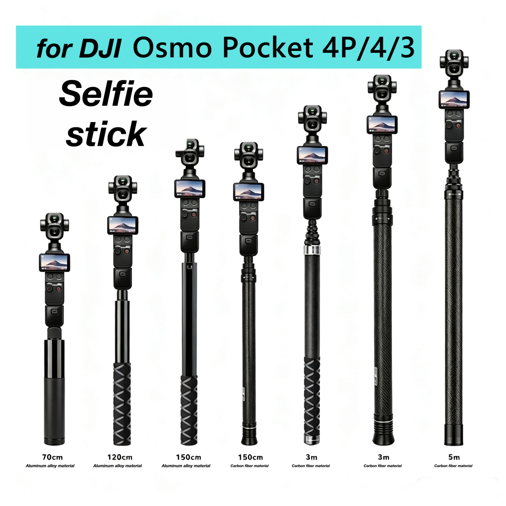 Tay cầm Máy ảnh Selfie Stick Thanh nối dài Máy ảnh Selfie Rod cho Insta360 X5 / X4 Air / X3 / Go Ult