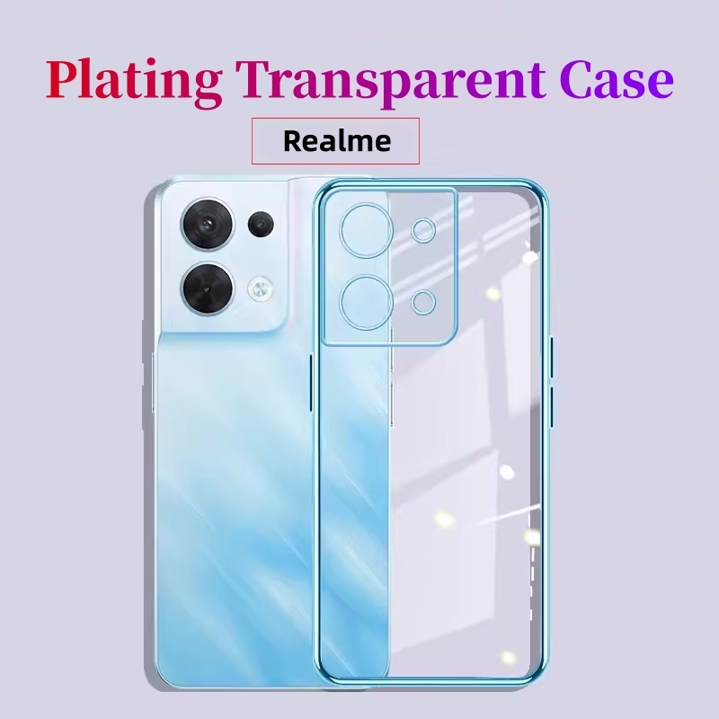 Ốp Lưng Mạ Cho Realme 14 Pro Plus 13 Pro Plus 12X 12 Plus 12 Pro Plus 11 Pro Plus 9 Pro Plus 9i 8 Pr