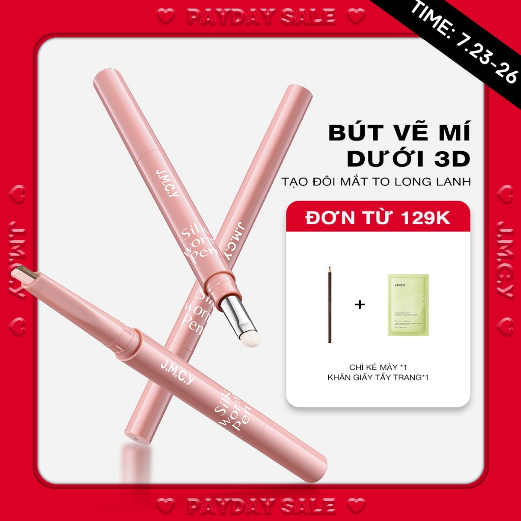 【CHÍNH HÃNG】JMCY Bút đánh dấu 3 trong 1 Phấn highlight dưới mắt che nắng làm sáng mắt + que đường vi