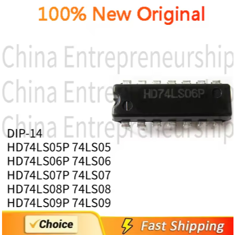 5 CHIẾC DIP-14 HD74LS05P 74LS05 HD74LS06P 74LS06 HD74LS07P 74LS07 HD74LS08P 74LS08 HD74LS09P 74LS09 