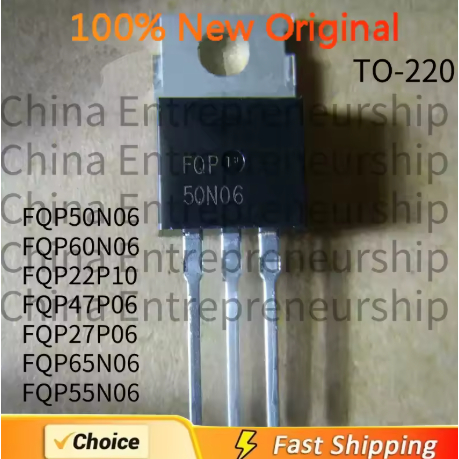5 CÁI TO-220 FQP FQP50N06 FQP60N06 FQP22P10 FQP47P06 FQP27P06 FQP65N06 FQP55N06 MOSFET Chất Lượng Ch
