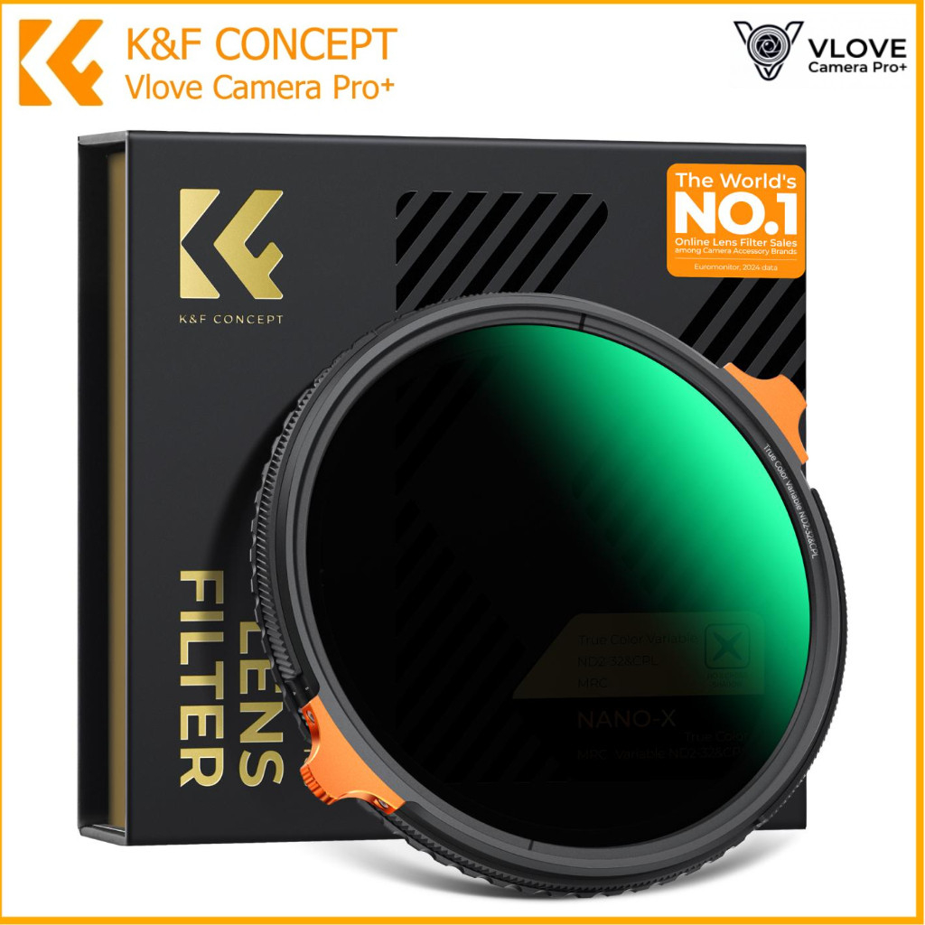 K & F Concept Nano-X 39mm UV / Black Mist / ND2-32 / ND2-400 / ND2-32 & CPL / ND4-64 & CPL / ND2-32 