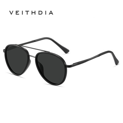 VEITHDIA Mới Nam HD Kính Phân Cực Mới Chống Tia UV400 Phi Công Lái Xe Kính Chống Nắng Để Câu Cá Ngoài Trời GS6029