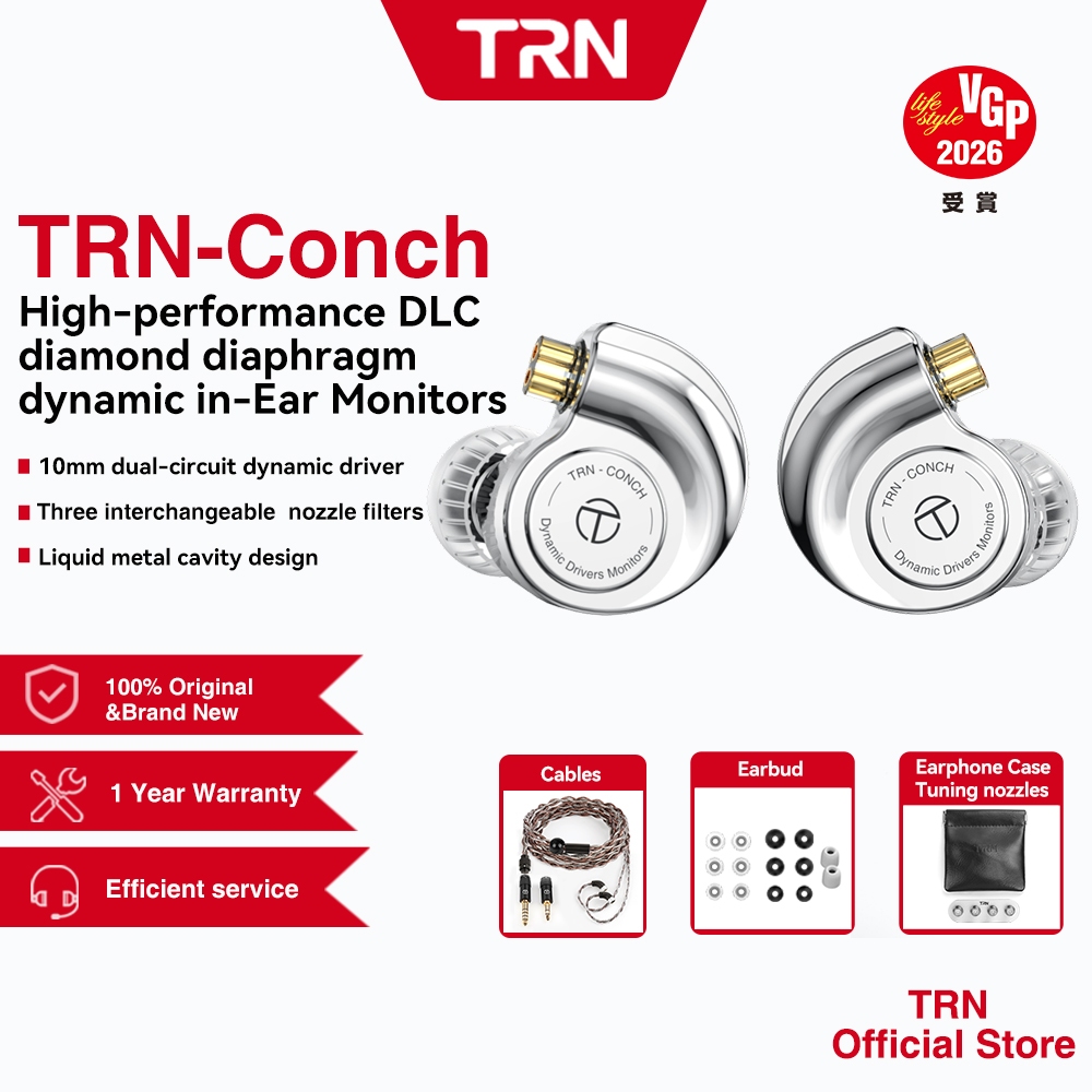 [2026VGP] Tai nghe có dây TRN có micrô DLC Tai nghe chạy bộ năng động Tai nghe HIFI IEM