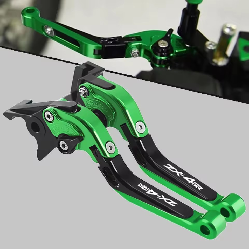 Phụ Kiện Xe Máy Có Thể Điều Chỉnh Gấp Mở Rộng Phanh Ly Hợp Đòn Bẩy Cho KAWASAKI NINJA ZX4RR ZX-4RR Z