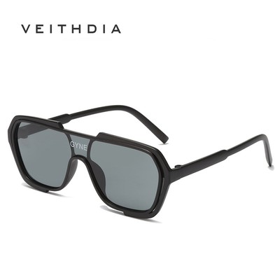 VEITHDIA Unisex Trẻ Em Chống Tia UV Khung Vuông Kính Mát Hợp Thời Trang Phong Cách Đường Phố Đa Năng Sắc Thái GJ8859