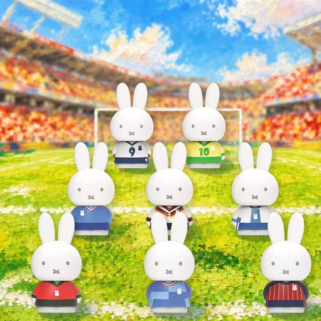 Miffy Blind Box World Cup series Thỏ Tượng Búp Bê Búp Bê Miffy Đồ Chơi Quà Tặng Cho Bạn Bè