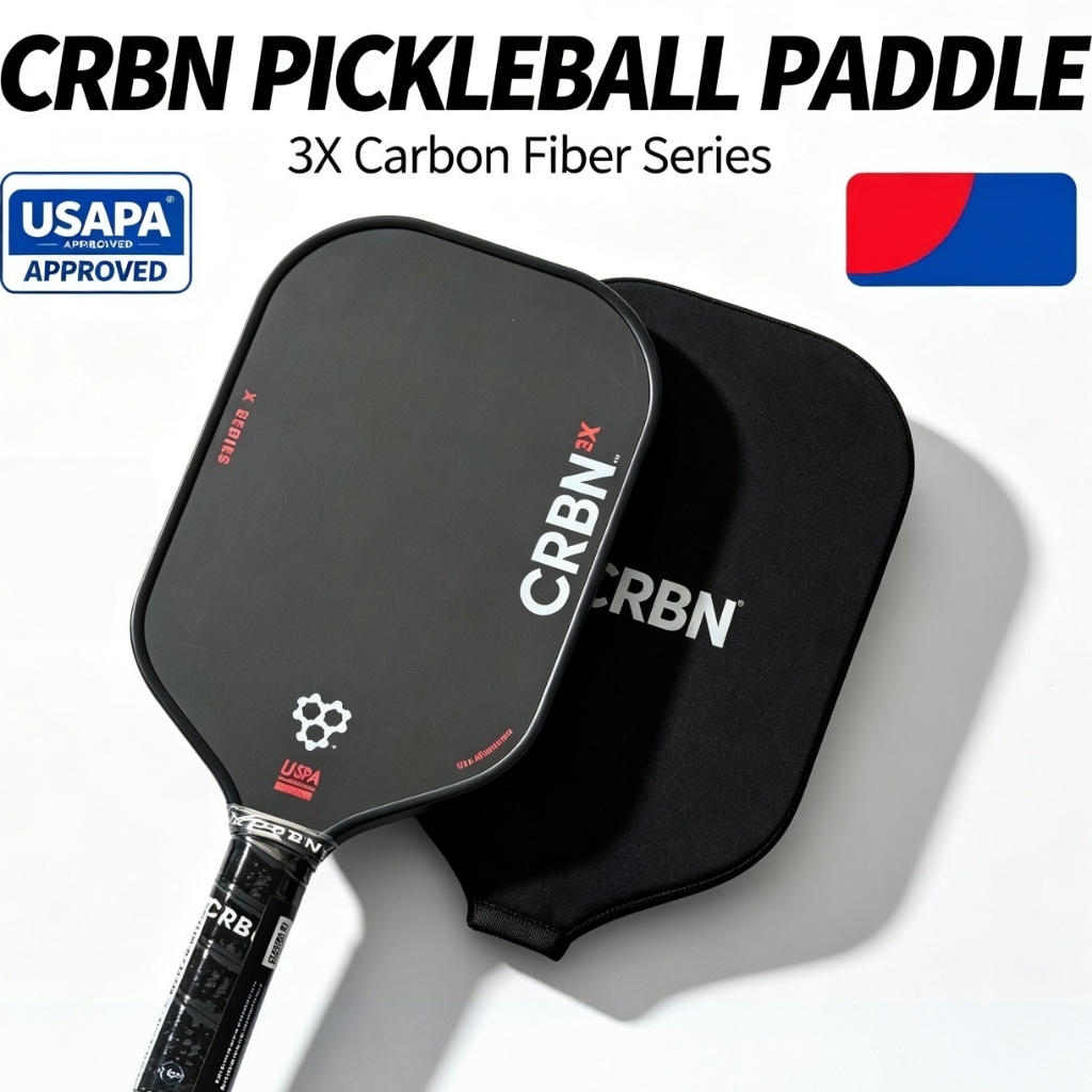 Mái Chèo Pickleball CRBN 3X X Series, Sợi Carbon T700, Tay Cầm Chống Trơn Trượt được USAPA phê duyệt