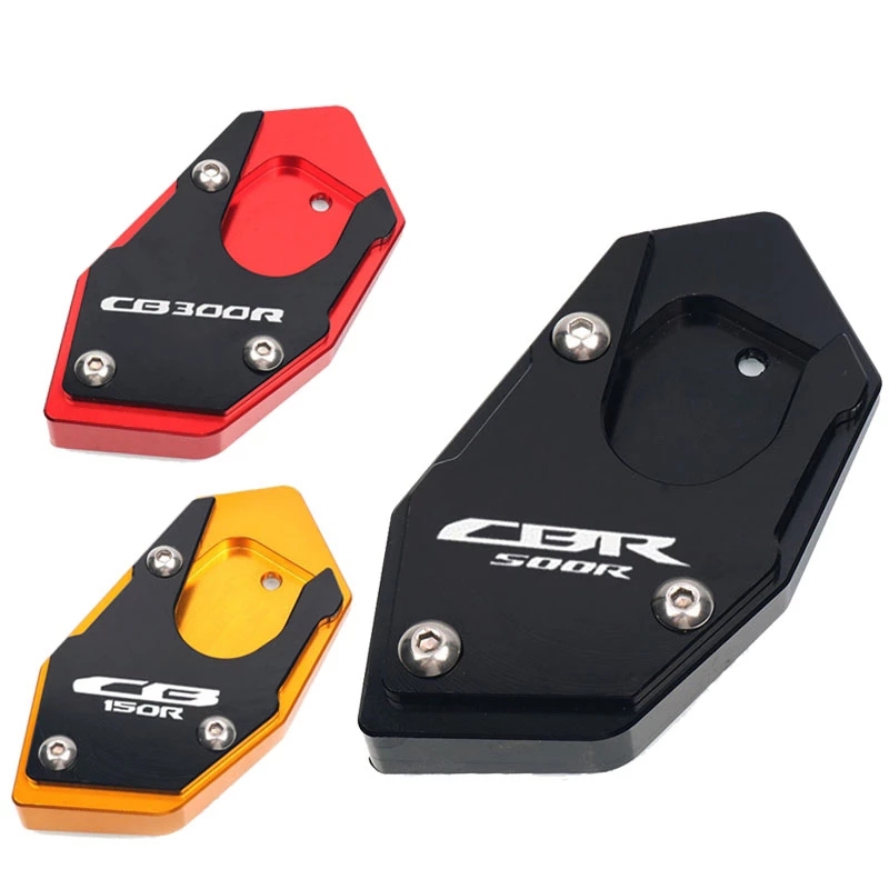 Xe Máy CNC Chân Đế Chân Bên Đứng Mở Rộng Tấm Hỗ Trợ Phóng To Phù Hợp Với CB150R CB300R CB300F CB500R