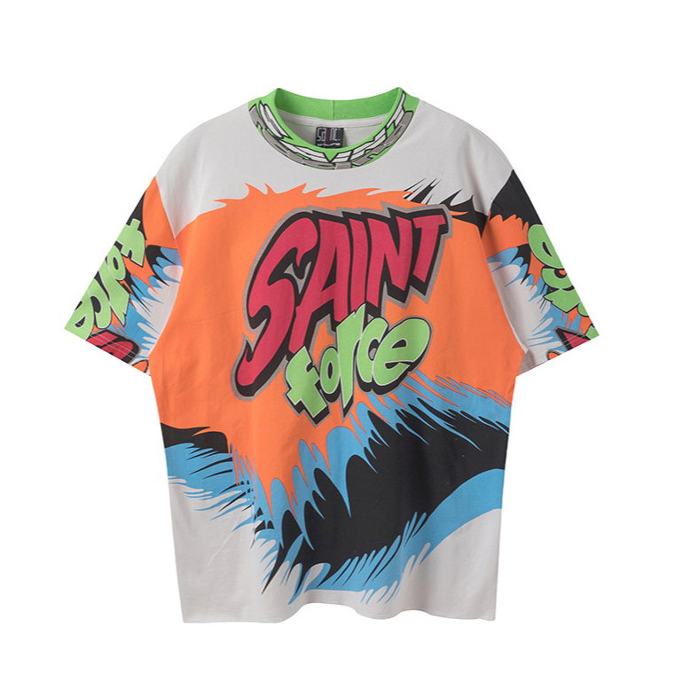 Saint Micheal force graffiti l / s tee