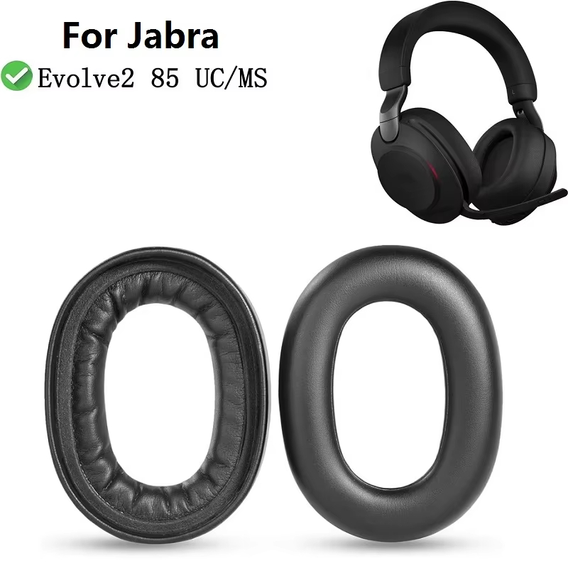 Miếng Lót Tai Cho Jabra Evolve2 85 UC / Evolve2 85 MS Tai Nghe Thay Thế Nghe Giao Thông Nghe Đệm Mềm