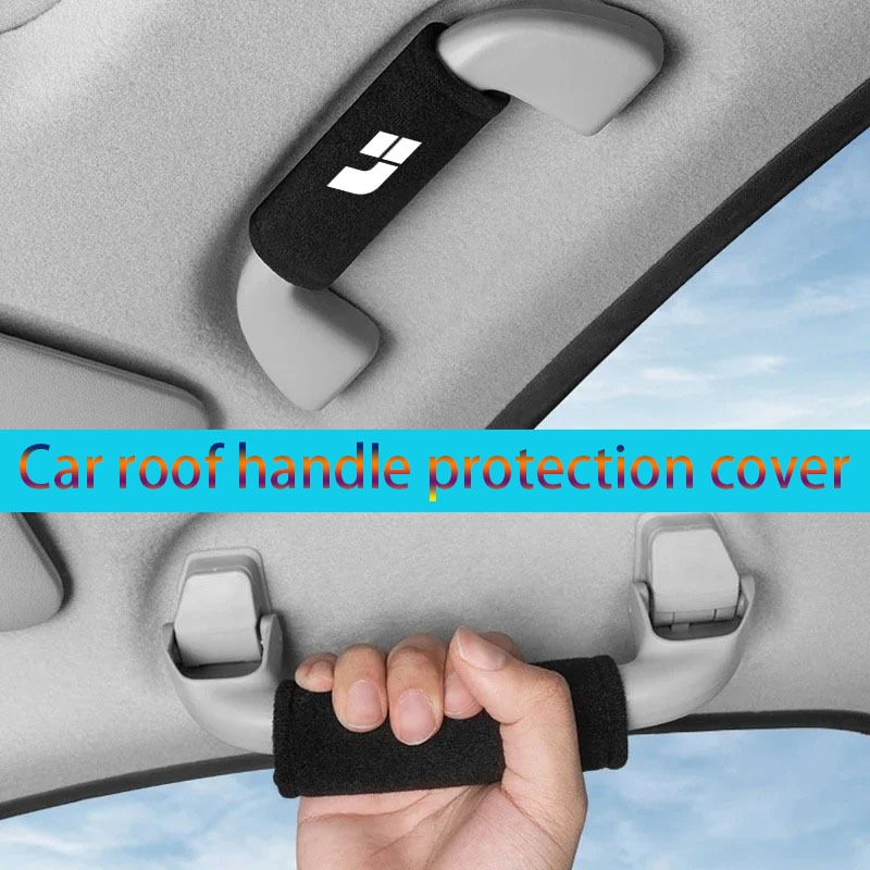 2 Chiếc Mái Xe Tay Cầm Lông Tơ Bảo Hành Bao Tay Nắm Cửa Ô Tô Bảo Vệ Cho Lixiang IDEAL One Auto L9 L6