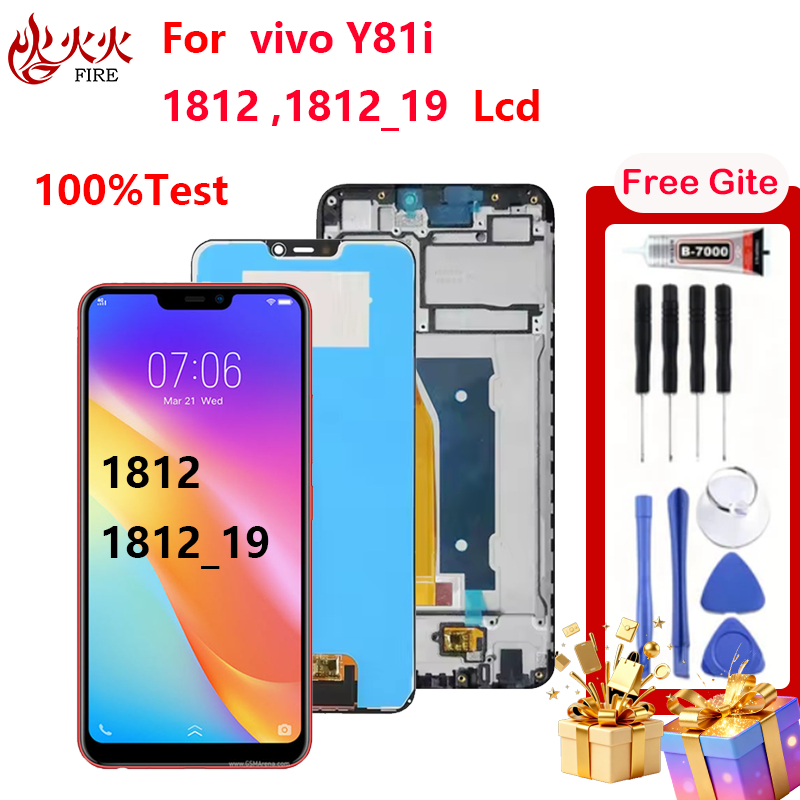 Màn Hình LCD Cho vivo Y81i 1812 1812 _ 19 Bộ Số Hóa Màn Hình Cảm Ứng Có Khung Linh Kiện Thay Thế