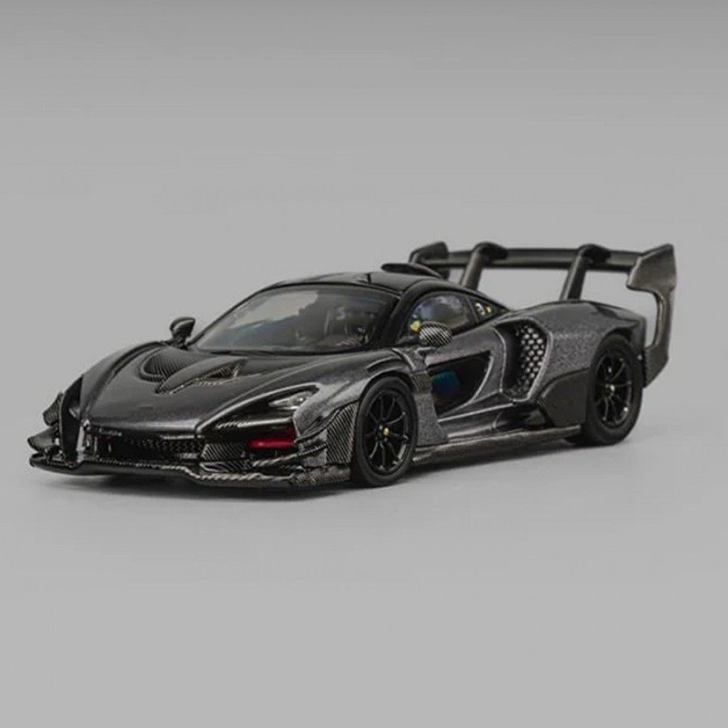 CM Model CM64-SennaGTR-13 1 / 64 Mclaren Senna GTR Màu Xám Đậm Diecast Quy Mô Mô Xe Ô Tô
